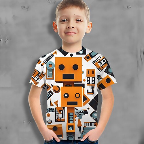Jungen T-Shirt Kurzarm T-Shirt Graphic Karikatur 3D-Druck Aktiv Sport Modisch Polyester Outdoor Casual Täglich kinderkleidung Rundhalsausschnitt 3-12 Jahre 3D-gedruckte Grafik Regular Fit Hemd
Jungen T-Shirt Kurzarm T-Shirt Graphic Karikatur 3D-Druck Aktiv Sport Modisch Polyester Outdoor Casual Täglich kinderkleidung Rundhalsausschnitt 3-12 Jahre 3D-gedruckte Grafik Regular Fit Hemd