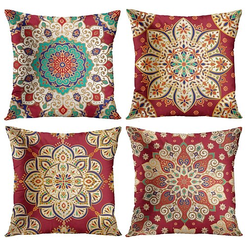 Mandala rouge ethnique double face taie d'oreiller 4 pc doux décoratif carré taie d'oreiller taie d'oreiller pour chambre salon canapé canapé chaise
Mandala rouge ethnique double face taie d'oreiller 4 pc doux décoratif carré taie d'oreiller taie d'oreiller pour chambre salon canapé canapé chaise