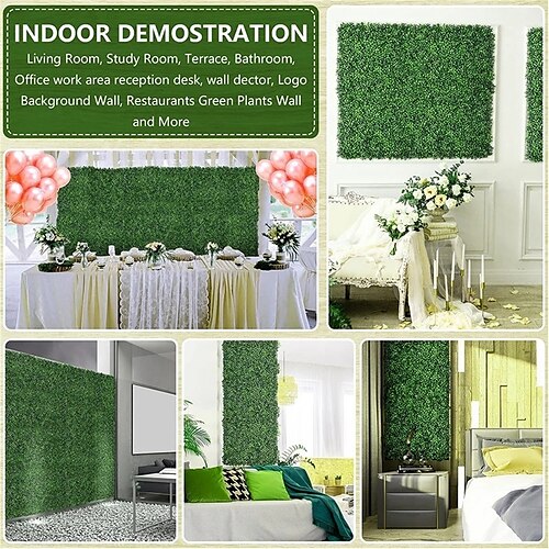 1 peça de painel de grama artificial de plástico cerca de cobertura verde proteção uv decoração verde cerca de privacidade para decoração de parede
1 peça de painel de grama artificial de plástico cerca de cobertura verde proteção uv decoração verde cerca de privacidade para decoração de parede