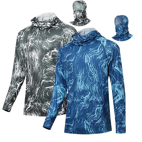 Herren Angelhemd Performance-Shirt Mit Kapuze Draussen Langarm Sonnenschutz UPF50 Atmungsaktiv Schnelltrocknend Leichtgewichtig Shirt Sommer Frühling Herbst Outdoor Angeln Campen und Wandern
Herren Angelhemd Performance-Shirt Mit Kapuze Draussen Langarm Sonnenschutz UPF50 Atmungsaktiv Schnelltrocknend Leichtgewichtig Shirt Sommer Frühling Herbst Outdoor Angeln Campen und Wandern