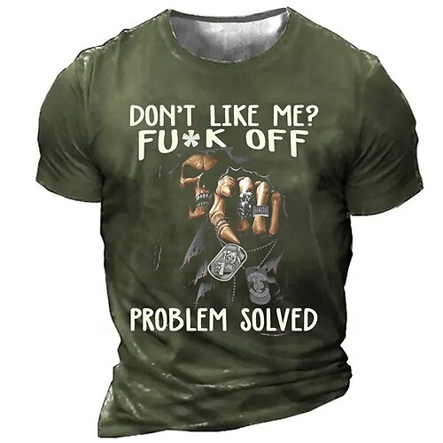 Homens Camiseta Gráfico Letra Caveiras Gola Redonda Roupa Impressão 3D Ao ar livre Diário Manga Curta Imprimir Moda Designer Vintage
Homens Camiseta Gráfico Letra Caveiras Gola Redonda Roupa Impressão 3D Ao ar livre Diário Manga Curta Imprimir Moda Designer Vintage