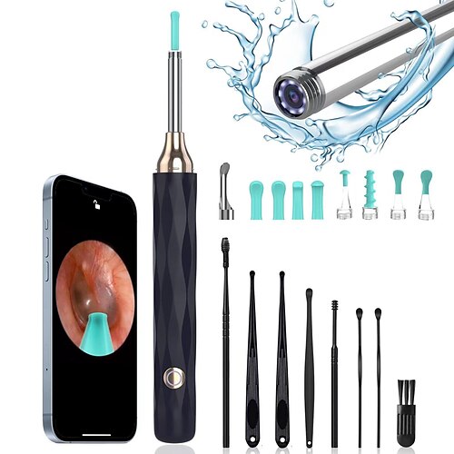 outil de suppression de cérumen avec caméra d'oreille étanche 1080p, compatible avec ios, android
outil de suppression de cérumen avec caméra d'oreille étanche 1080p, compatible avec ios, android