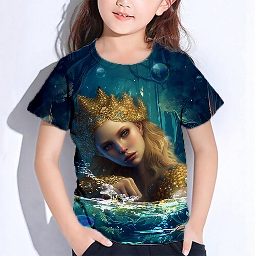 Mädchen T-Shirt Kurzarm T-Shirt Graphic Karikatur Meerjungfrau 3D-Druck Aktiv Modisch Kuschelig Polyester Outdoor Casual Täglich kinderkleidung Rundhalsausschnitt 3-12 Jahre 3D-gedruckte Grafik
Mädchen T-Shirt Kurzarm T-Shirt Graphic Karikatur Meerjungfrau 3D-Druck Aktiv Modisch Kuschelig Polyester Outdoor Casual Täglich kinderkleidung Rundhalsausschnitt 3-12 Jahre 3D-gedruckte Grafik