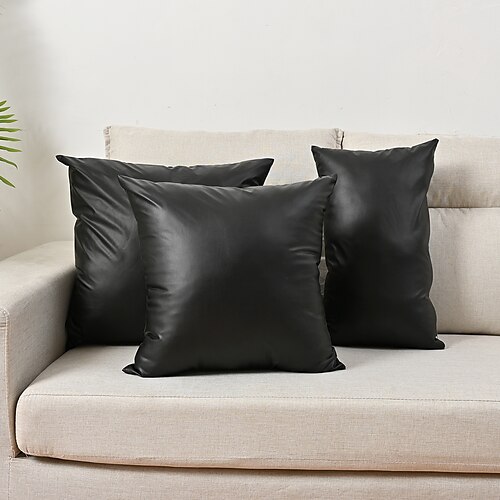 1pc Cushion Covers Faux Leather Decorative Pillow Cases for Living Room Home Decor Garden Couch Bed Sofa
1pc Cushion Covers Faux Leather Decorative Pillow Cases for Living Room Home Decor Garden Couch Bed Sofa