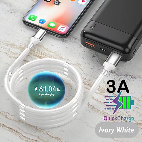 USB-C-Kabel Lightning-Kabel 3,3 Fuß USB-A auf USB-C USB-A auf Lightning USB-A auf Micro-B 3 A Schnellladen Hohe Datenübertragung Magnetisch Flüssiges Kieselgel Leicht zu tragen Für MacBook iPad
USB-C-Kabel Lightning-Kabel 3,3 Fuß USB-A auf USB-C USB-A auf Lightning USB-A auf Micro-B 3 A Schnellladen Hohe Datenübertragung Magnetisch Flüssiges Kieselgel Leicht zu tragen Für MacBook iPad