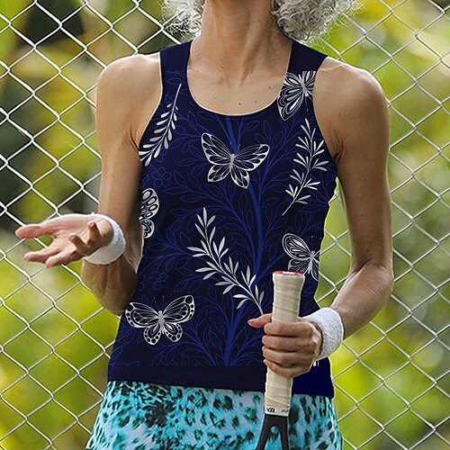 Mulheres Camisa de tênis Regata Tênis Respirável Secagem Rápida Macio Sem Manga Blusas Normal Floral Verão Primavera Tênis Golfe Badminton
Mulheres Camisa de tênis Regata Tênis Respirável Secagem Rápida Macio Sem Manga Blusas Normal Floral Verão Primavera Tênis Golfe Badminton