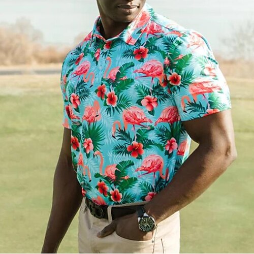 Hombre Camisas de polo Camiseta de golf ropa de golf Transpirable Secado rápido Suave Manga Corta Camiseta Ajuste regular Árbol Flamenco Verano Primavera Entrenamiento de gimnasio Golf Bádminton
Hombre Camisas de polo Camiseta de golf ropa de golf Transpirable Secado rápido Suave Manga Corta Camiseta Ajuste regular Árbol Flamenco Verano Primavera Entrenamiento de gimnasio Golf Bádminton