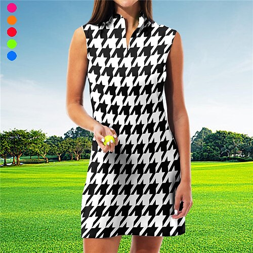 Women's Tennis Dress Golf Dress Breathable Quick Dry Moisture Wicking Sleeveless Dress Tennis Outfit Zipper Printed Summer Tennis Golf Pickleball
Women's Tennis Dress Golf Dress Breathable Quick Dry Moisture Wicking Sleeveless Dress Tennis Outfit Zipper Printed Summer Tennis Golf Pickleball