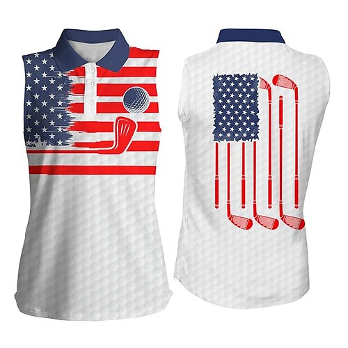 Mujer Camisas de polo Camiseta de golf Polo con botones Transpirable Secado rápido Dispersor de humedad Sin Mangas Ropa de golf ropa de golf Ajuste regular Bandera Verano Tenis Golf pepinillo
Mujer Camisas de polo Camiseta de golf Polo con botones Transpirable Secado rápido Dispersor de humedad Sin Mangas Ropa de golf ropa de golf Ajuste regular Bandera Verano Tenis Golf pepinillo