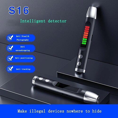 s16 carro anti-espionagem gps escaneamento espionagem rastreamento localização detecção de sinal caneta inteligente hotel detector anti-câmera
s16 carro anti-espionagem gps escaneamento espionagem rastreamento localização detecção de sinal caneta inteligente hotel detector anti-câmera