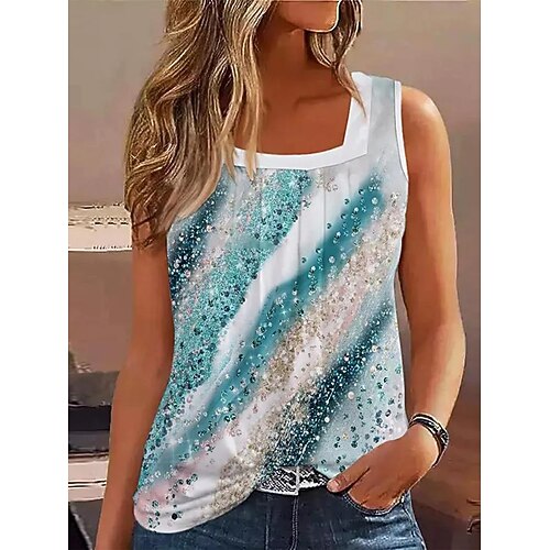 Mulheres Malha Íntima Azul Tintura Tie Dye Abstrato Imprimir Sem Manga Casual Básico Decote Quadrado Padrão S
Mulheres Malha Íntima Azul Tintura Tie Dye Abstrato Imprimir Sem Manga Casual Básico Decote Quadrado Padrão S