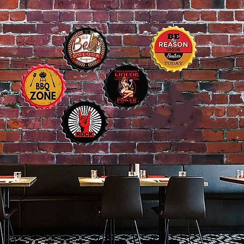 1pc Retro Beer Metal Tin Sign Beer Bottle Cap Tin Sign Vintage Bar Club Signs Wall Decor, Painting Wall Hanging for Home Decor Wall Art Metal Tin Sign 35x35cm/13.8''x13.8''
1pc Retro Beer Metal Tin Sign Beer Bottle Cap Tin Sign Vintage Bar Club Signs Wall Decor, Painting Wall Hanging for Home Decor Wall Art Metal Tin Sign 35x35cm/13.8''x13.8''
