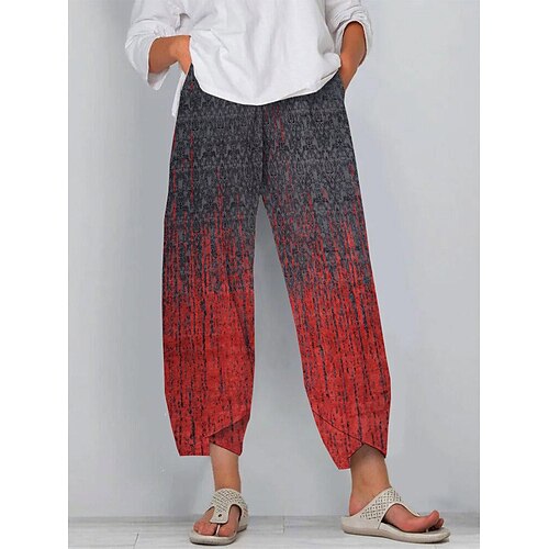 Damen Gerade Schwarz Grün Weiß / Weiß Purpurrot / Schwarz Mittlere Taillenlinie Brautkleider schlicht Freizeitskleidung Bedruckt Mikro-elastisch Capris Bequem Farbverlauf S M L XL XXL
Damen Gerade Schwarz Grün Weiß / Weiß Purpurrot / Schwarz Mittlere Taillenlinie Brautkleider schlicht Freizeitskleidung Bedruckt Mikro-elastisch Capris Bequem Farbverlauf S M L XL XXL
