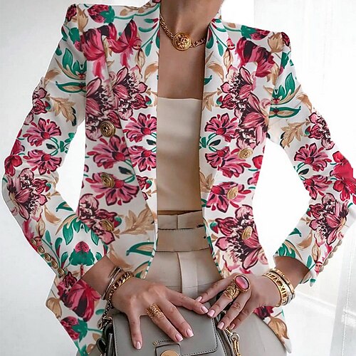 Mujer chaqueta Evento / Fiesta Botón Flores Botánica Casual / Diario Estilo artístico Ajuste regular Ropa de calle Manga Larga Verano Rosa Claro S
Mujer chaqueta Evento / Fiesta Botón Flores Botánica Casual / Diario Estilo artístico Ajuste regular Ropa de calle Manga Larga Verano Rosa Claro S
