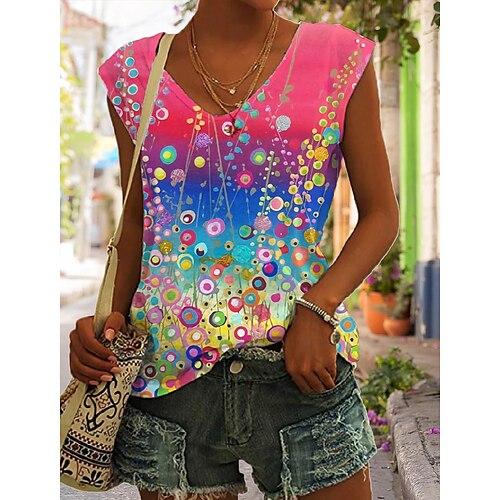 Débardeur Femme Rose Claire Rouge Bleu Graphic Imprimer Sans Manches Casual basique Col V Normal Standard S
Débardeur Femme Rose Claire Rouge Bleu Graphic Imprimer Sans Manches Casual basique Col V Normal Standard S