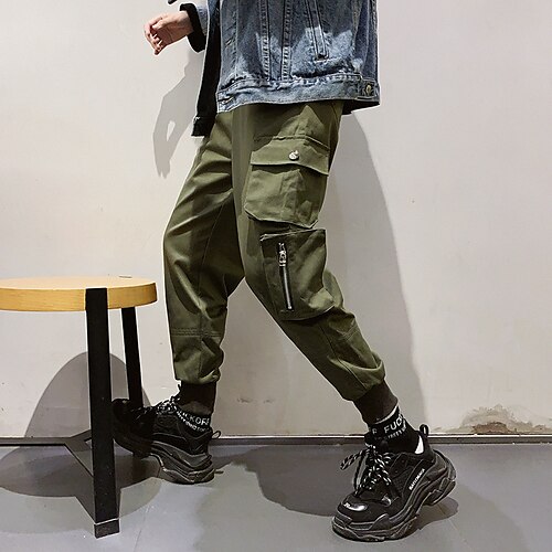 Homme Pantalon Cargo Pantalon cargo Poche à rabat Plein Confort Respirable Extérieur du quotidien Sortie Mélange de Coton Mode Décontractées Noir Vert
Homme Pantalon Cargo Pantalon cargo Poche à rabat Plein Confort Respirable Extérieur du quotidien Sortie Mélange de Coton Mode Décontractées Noir Vert