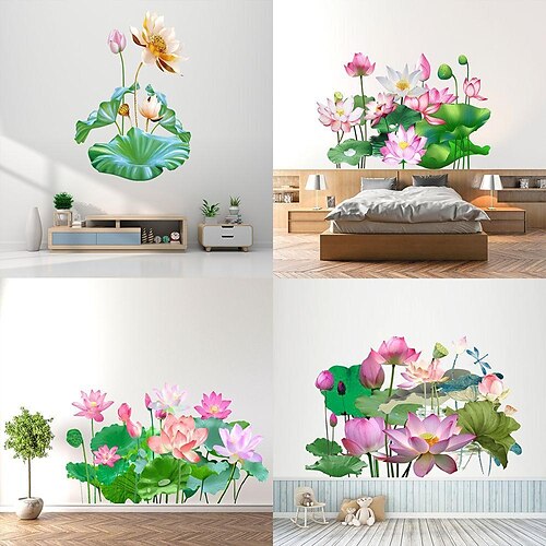Selbstklebende Lotusblumen-Wandaufkleber für Wohnzimmer und Schlafzimmer, dekorative Malerei
Selbstklebende Lotusblumen-Wandaufkleber für Wohnzimmer und Schlafzimmer, dekorative Malerei