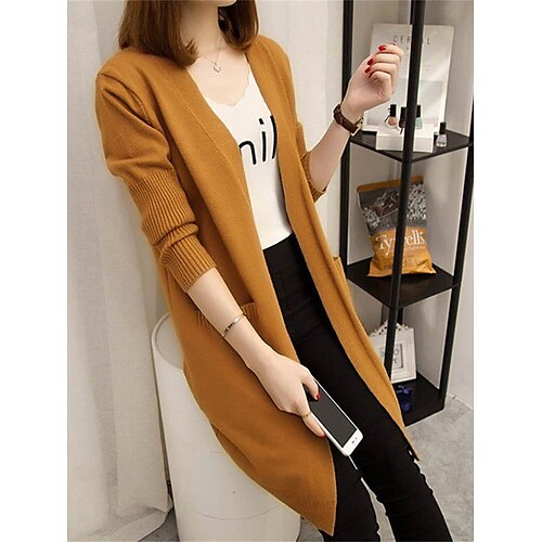 Damen Strickjacke Strickwaren Gerippt Stricken Tunika Tasche Feste Farbe Öffnung vorne Stilvoll Brautkleider schlicht Outdoor Täglich Frühling Herbst Schwarz Gelb Rote Einheitsgröße
Damen Strickjacke Strickwaren Gerippt Stricken Tunika Tasche Feste Farbe Öffnung vorne Stilvoll Brautkleider schlicht Outdoor Täglich Frühling Herbst Schwarz Gelb Rote Einheitsgröße
