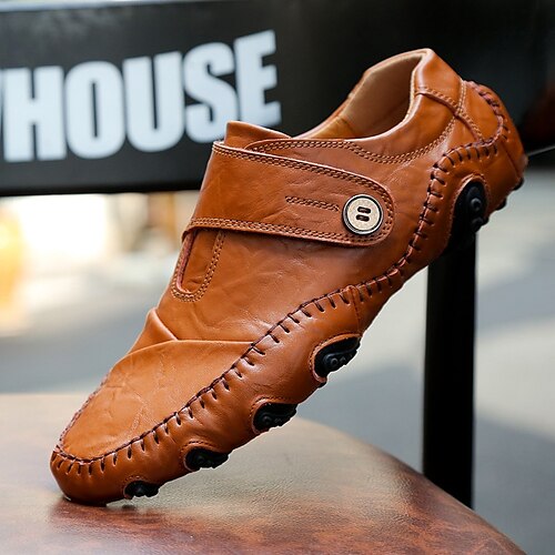 Homme Chaussures décontractées pour hommes Mocassins Chaussures de confort Grandes Tailles Décontractées du quotidien Cuir Respirable Brun foncé Noir Marron Printemps Automne
Homme Chaussures décontractées pour hommes Mocassins Chaussures de confort Grandes Tailles Décontractées du quotidien Cuir Respirable Brun foncé Noir Marron Printemps Automne