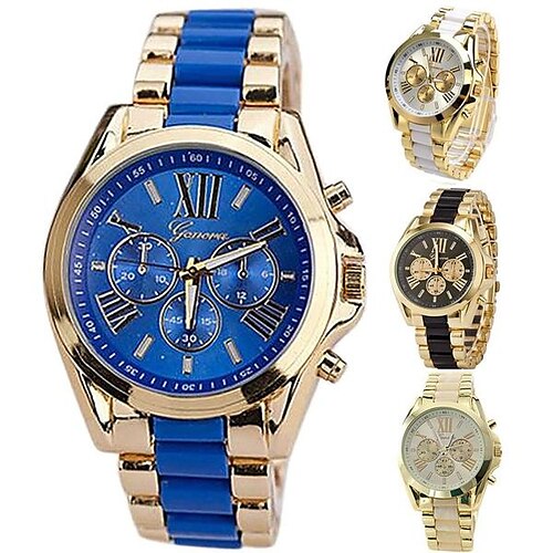 Impresionante reloj de pulsera analógico de cuarzo de acero inoxidable Ginebra para hombre.
Impresionante reloj de pulsera analógico de cuarzo de acero inoxidable Ginebra para hombre.