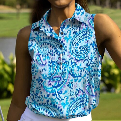 Mujer Camisas de polo Camiseta de golf Polo con botones Transpirable Secado rápido Dispersor de humedad Sin Mangas Ropa de golf ropa de golf Ajuste regular Cachemir Verano Tenis Golf pepinillo
Mujer Camisas de polo Camiseta de golf Polo con botones Transpirable Secado rápido Dispersor de humedad Sin Mangas Ropa de golf ropa de golf Ajuste regular Cachemir Verano Tenis Golf pepinillo