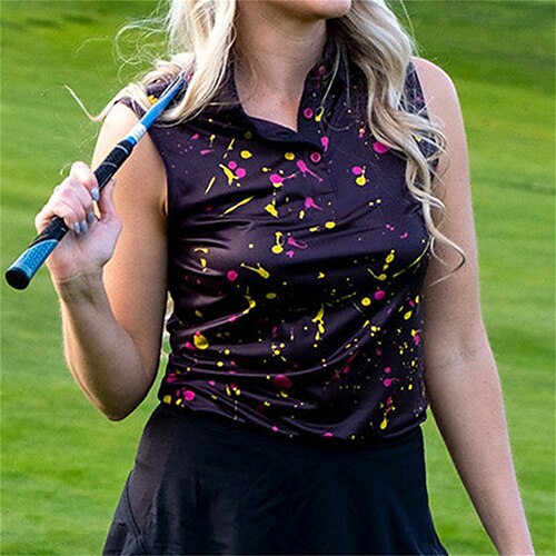 Mujer Camisas de polo Camiseta de golf Polo con botones Transpirable Secado rápido Dispersor de humedad Sin Mangas Ropa de golf ropa de golf Ajuste regular Tie-dye Verano Tenis Golf pepinillo
Mujer Camisas de polo Camiseta de golf Polo con botones Transpirable Secado rápido Dispersor de humedad Sin Mangas Ropa de golf ropa de golf Ajuste regular Tie-dye Verano Tenis Golf pepinillo