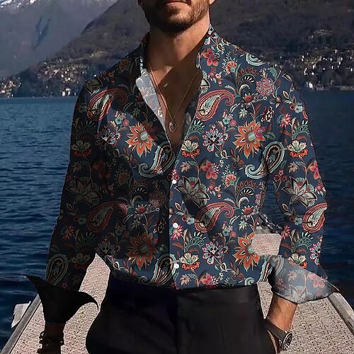 Homens Camisa Social Floral Estampas Abstratas Aberto para a Lateral Vermelho Roxo Verde Ao ar livre Rua Manga Longa Imprimir Roupa Moda Roupa de rua Designer Casual
Homens Camisa Social Floral Estampas Abstratas Aberto para a Lateral Vermelho Roxo Verde Ao ar livre Rua Manga Longa Imprimir Roupa Moda Roupa de rua Designer Casual