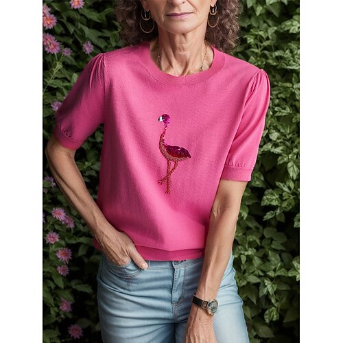 suéter pulôver feminino malha deslumbrante lantejoulas decote redondo macio ao ar livre trabalho diário primavera verão preto branco/manga longa/férias/casual
suéter pulôver feminino malha deslumbrante lantejoulas decote redondo macio ao ar livre trabalho diário primavera verão preto branco/manga longa/férias/casual