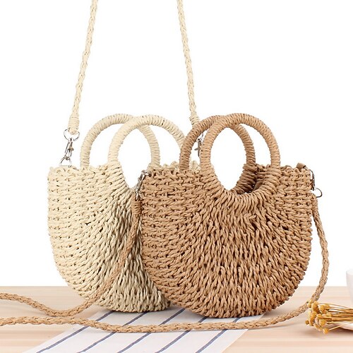 Damen Handtasche Umhängetasche Strohsack Stroh Festtage Strand Hohe Kapazität Atmungsaktiv Feste Farbe Folk nicht-gerade weiss Kaki
Damen Handtasche Umhängetasche Strohsack Stroh Festtage Strand Hohe Kapazität Atmungsaktiv Feste Farbe Folk nicht-gerade weiss Kaki