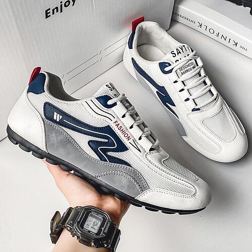 Homens Tênis Sapatos casuais masculinos Sapatos Confortáveis Esportivo Vintage Casual Ao ar livre Diário Festas Noite Tênisq Caminhada Com Transparência Respirável Preto Branco Cinzento Bloco de cor
Homens Tênis Sapatos casuais masculinos Sapatos Confortáveis Esportivo Vintage Casual Ao ar livre Diário Festas Noite Tênisq Caminhada Com Transparência Respirável Preto Branco Cinzento Bloco de cor