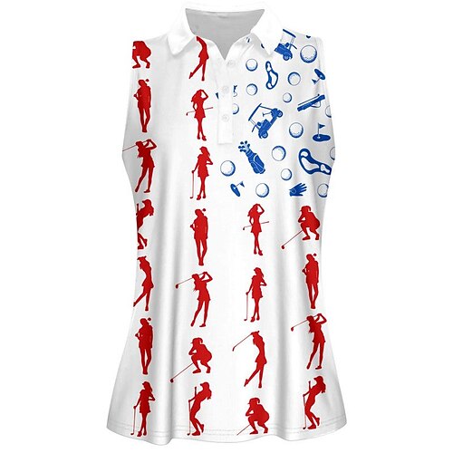 Mulheres Camisa polo de caminhada Camisa de golfe Pólo de botões Respirável Secagem Rápida Pavio Humido Sem Manga Vestuário de golfe Roupas de golfe Normal Bandeira Verão Tênis Golfe Pickleball
Mulheres Camisa polo de caminhada Camisa de golfe Pólo de botões Respirável Secagem Rápida Pavio Humido Sem Manga Vestuário de golfe Roupas de golfe Normal Bandeira Verão Tênis Golfe Pickleball