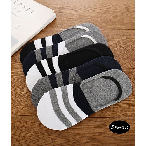 Unisex 5 Paare Ankle Socken Niedrig geschnittene Socken Schwarz Hell Gray Farbe Streifen Casual Täglich Grundlegend Mittel Sommer Frühling Herbst Atmungsaktiv
Unisex 5 Paare Ankle Socken Niedrig geschnittene Socken Schwarz Hell Gray Farbe Streifen Casual Täglich Grundlegend Mittel Sommer Frühling Herbst Atmungsaktiv