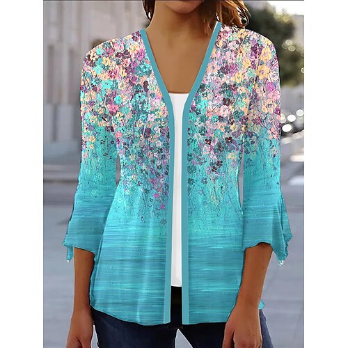Mujer Chaqueta casual Casual Estampado Flor Casual / Diario Elegante Holgado Ropa de calle Manga 3/4 Rosa Claro S
Mujer Chaqueta casual Casual Estampado Flor Casual / Diario Elegante Holgado Ropa de calle Manga 3/4 Rosa Claro S