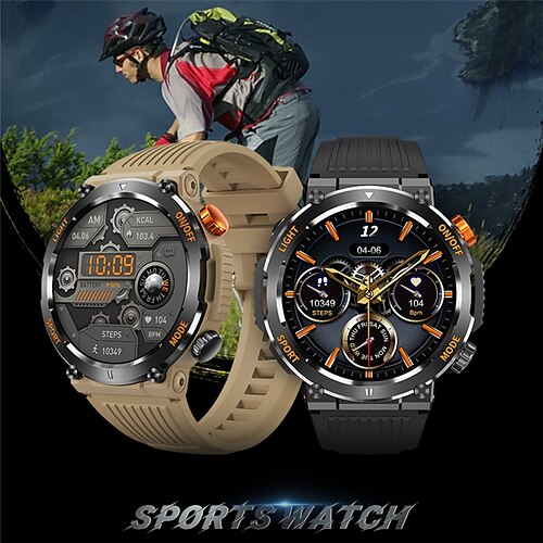 HT17 Smart Watch 1.46 inch Smartwatch Fitness Running Watch Bluetooth Pedometer Call Reminder Activity Tracker Compatible with Android iOS Men Long Standby Hands-Free Calls Waterproof IP 67 47mm Watch
HT17 Smart Watch 1.46 inch Smartwatch Fitness Running Watch Bluetooth Pedometer Call Reminder Activity Tracker Compatible with Android iOS Men Long Standby Hands-Free Calls Waterproof IP 67 47mm Watch