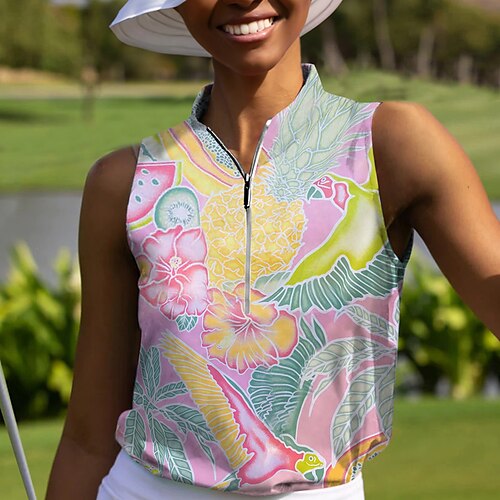 Femme Chemise de tennis Débardeur Tennis Respirable Séchage rapide Doux Sans Manches Top Standard 1/4 Zip Floral Eté Printemps Le golf Badminton
Femme Chemise de tennis Débardeur Tennis Respirable Séchage rapide Doux Sans Manches Top Standard 1/4 Zip Floral Eté Printemps Le golf Badminton