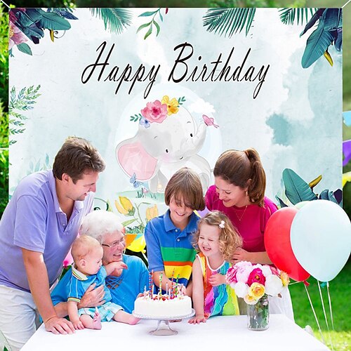 1pc-tela de fondo de cumpleaños de elefante decoración de ambiente de fiesta de cumpleaños interior al aire libre
1pc-tela de fondo de cumpleaños de elefante decoración de ambiente de fiesta de cumpleaños interior al aire libre
