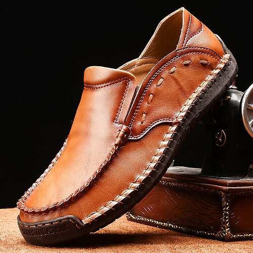 Herren Loafer Slip On Freizeitschuhe für Herren Mokkasin Übergrössen Leder-Loafer Vintage Brautkleider schlicht Outdoor Täglich Wanderschuhe Leder Atmungsaktiv Rot Braun Gelb Braun Schwarz Sommer
Herren Loafer Slip On Freizeitschuhe für Herren Mokkasin Übergrössen Leder-Loafer Vintage Brautkleider schlicht Outdoor Täglich Wanderschuhe Leder Atmungsaktiv Rot Braun Gelb Braun Schwarz Sommer