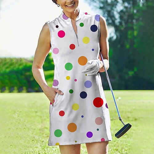 Mujer Vestido de tenis vestido de golf Transpirable Secado rápido Dispersor de humedad Sin Mangas Vestidos Traje de tenis Cremallera Geometría Impreso Verano Tenis Golf pepinillo
Mujer Vestido de tenis vestido de golf Transpirable Secado rápido Dispersor de humedad Sin Mangas Vestidos Traje de tenis Cremallera Geometría Impreso Verano Tenis Golf pepinillo