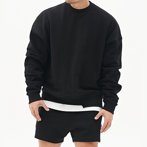 Hombre Sudadera Pull-over Negro Marrón Caqui Beige Gris Cuello Barco Plano Deporte Diario Deportes Ropa de calle Casual Primavera verano Ropa Sudaderas con capucha Sudaderas
Hombre Sudadera Pull-over Negro Marrón Caqui Beige Gris Cuello Barco Plano Deporte Diario Deportes Ropa de calle Casual Primavera verano Ropa Sudaderas con capucha Sudaderas
