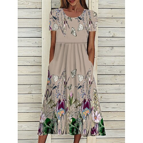Tenue décontractée Robe d'été Robe imprimée Femme Floral Poche Imprimer Col Ras du Cou Mode Vêtement de rue Extérieur du quotidien Manche Courte Ample Violet Vert Kaki Eté Printemps S M L XL XXL
Tenue décontractée Robe d'été Robe imprimée Femme Floral Poche Imprimer Col Ras du Cou Mode Vêtement de rue Extérieur du quotidien Manche Courte Ample Violet Vert Kaki Eté Printemps S M L XL XXL