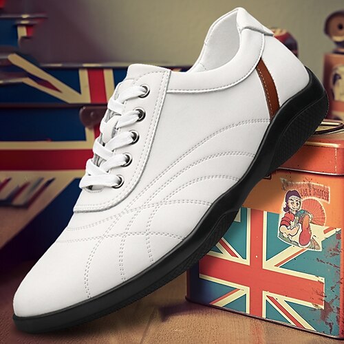 Men's Sneakers Casual Shoes Moccasin Comfort Shoes Leather Loafers Vintage Casual British Outdoor Daily Tennis Shoes Walking Shoes Cowhide Breathable Comfortable Slip Resistant Black White Grey
Men's Sneakers Casual Shoes Moccasin Comfort Shoes Leather Loafers Vintage Casual British Outdoor Daily Tennis Shoes Walking Shoes Cowhide Breathable Comfortable Slip Resistant Black White Grey