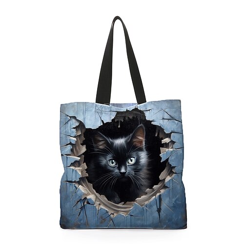 Women's Handbag Tote Canvas Tote Bag Polyester Shopping Holiday Print Large Capacity Foldable Lightweight 3D Rainbow
Women's Handbag Tote Canvas Tote Bag Polyester Shopping Holiday Print Large Capacity Foldable Lightweight 3D Rainbow
