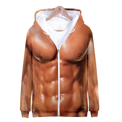 Men's Full Zip Hoodie Jacket Black Brown Hooded Graphic Prints Muscle Zipper Print Sports Outdoor Daily Sports 3D Print Streetwear Designer Casual Spring Fall Clothing Apparel Hoodies
Men's Full Zip Hoodie Jacket Black Brown Hooded Graphic Prints Muscle Zipper Print Sports Outdoor Daily Sports 3D Print Streetwear Designer Casual Spring Fall Clothing Apparel Hoodies