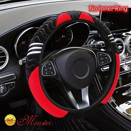 Housse de volant de voiture antidérapante en peluche - Protecteur universel de 15 pouces pour une conduite confortable - Accessoire de conception de petit monstre
Housse de volant de voiture antidérapante en peluche - Protecteur universel de 15 pouces pour une conduite confortable - Accessoire de conception de petit monstre