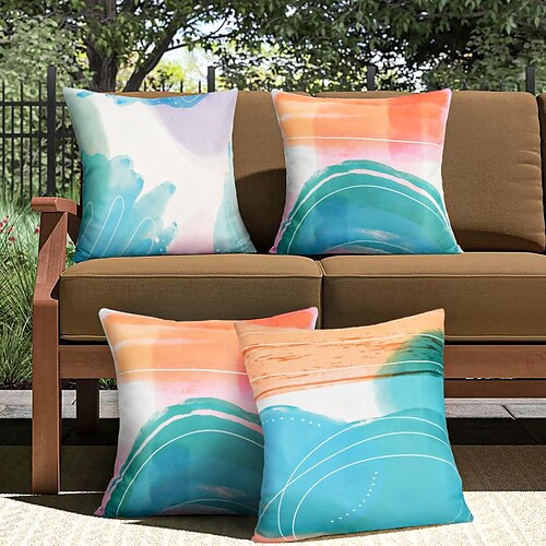 Outdoor Waterproof Pillow Cove Rainbow Color for Patio Garden Sofa Couch Livingroom 1pc
Outdoor Waterproof Pillow Cove Rainbow Color for Patio Garden Sofa Couch Livingroom 1pc