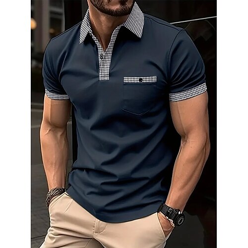 Men's Polo Shirt Golf Shirt Casual Holiday Classic Short Sleeve Fashion Basic Plain Button Summer Regular Fit Black White Navy Blue Sky Blue Polo Shirt
Men's Polo Shirt Golf Shirt Casual Holiday Classic Short Sleeve Fashion Basic Plain Button Summer Regular Fit Black White Navy Blue Sky Blue Polo Shirt