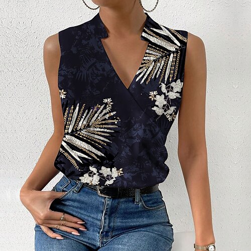 Damen Tank Top Wein Marineblau Grün Blumen Bedruckt Ärmellos Casual Festtage Basic V Ausschnitt Standard Blume S
Damen Tank Top Wein Marineblau Grün Blumen Bedruckt Ärmellos Casual Festtage Basic V Ausschnitt Standard Blume S