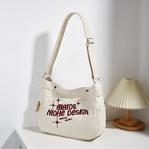Damen Stoffbeutel Schultertasche Bucket-Taschen Leinentragetasche Wickeltasche Tote Segeltuch Täglich Festtage Reißverschluss Einstellbar Hohe Kapazität Leichtgewichtig Feste Farbe Beige
Damen Stoffbeutel Schultertasche Bucket-Taschen Leinentragetasche Wickeltasche Tote Segeltuch Täglich Festtage Reißverschluss Einstellbar Hohe Kapazität Leichtgewichtig Feste Farbe Beige