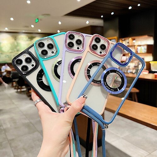 teléfono Funda Para Apple Bolso monedero Con Magsafe iPhone 14 13 12 11 Plus Pro Max Magnética Soporte de carga inalámbrica con correa extraíble para el cuerpo cruzado Transparente Color sólido TPU
teléfono Funda Para Apple Bolso monedero Con Magsafe iPhone 14 13 12 11 Plus Pro Max Magnética Soporte de carga inalámbrica con correa extraíble para el cuerpo cruzado Transparente Color sólido TPU
