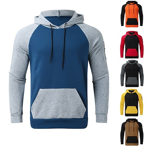 Homme Sweat à capuche Jaune Rouge Orange Kaki Gris Claire Capuche Bloc de couleur Sport Loisir du quotidien Des sports Estampage à chaud Design Décontractées Printemps Automne Vêtement Tenue
Homme Sweat à capuche Jaune Rouge Orange Kaki Gris Claire Capuche Bloc de couleur Sport Loisir du quotidien Des sports Estampage à chaud Design Décontractées Printemps Automne Vêtement Tenue